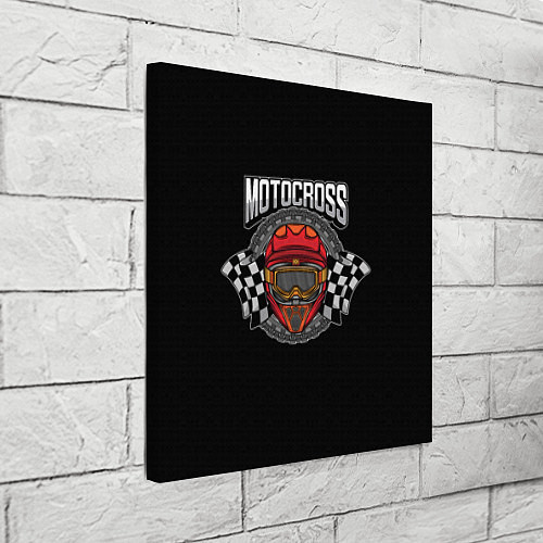 Картина квадратная Motocross Champion Z / 3D-принт – фото 3