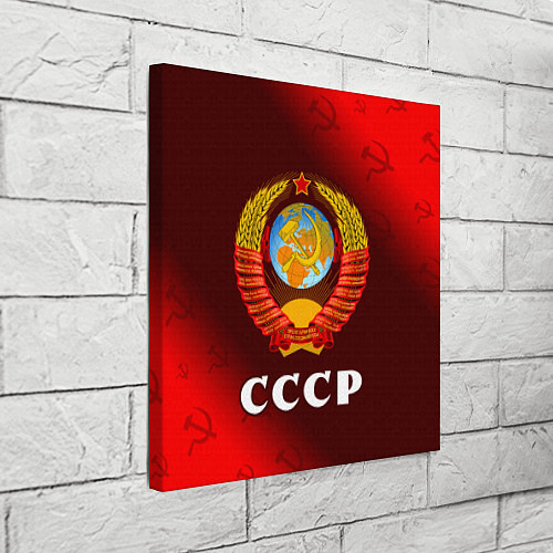 Картина квадратная СССР USSR / 3D-принт – фото 3