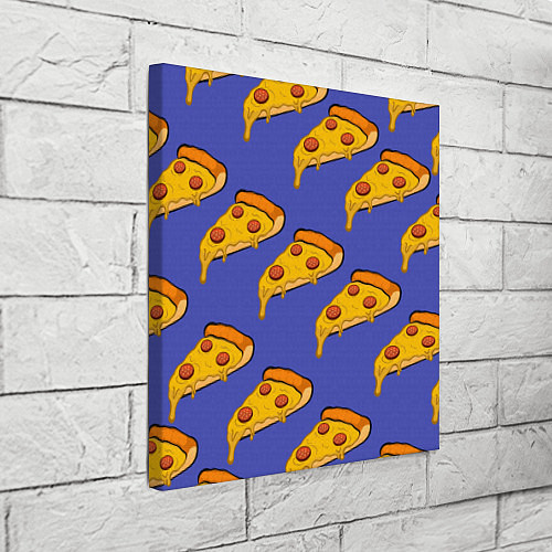 Картина квадратная Кусочки пиццы / 3D-принт – фото 3