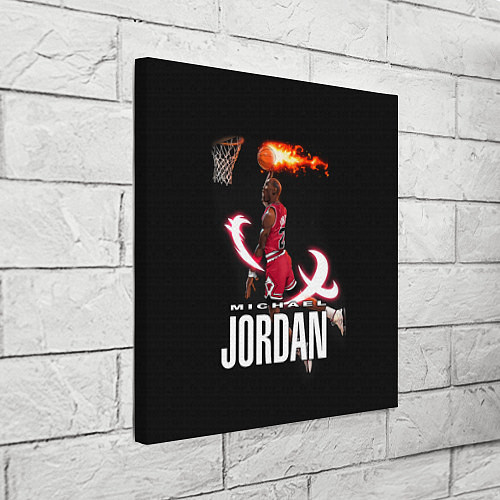 Картина квадратная MICHAEL JORDAN / 3D-принт – фото 3