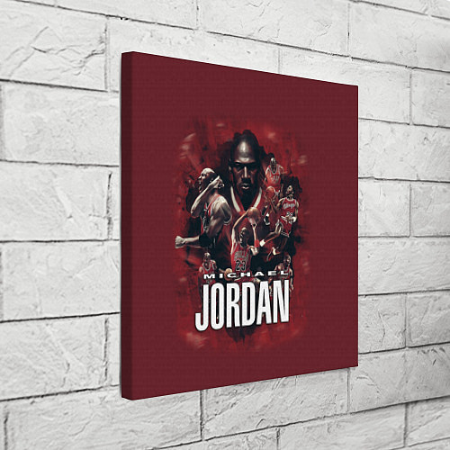 Картина квадратная MICHAEL JORDAN / 3D-принт – фото 3