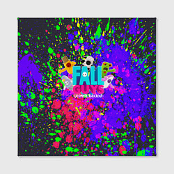 Холст квадратный Fall Guys, цвет: 3D-принт — фото 2