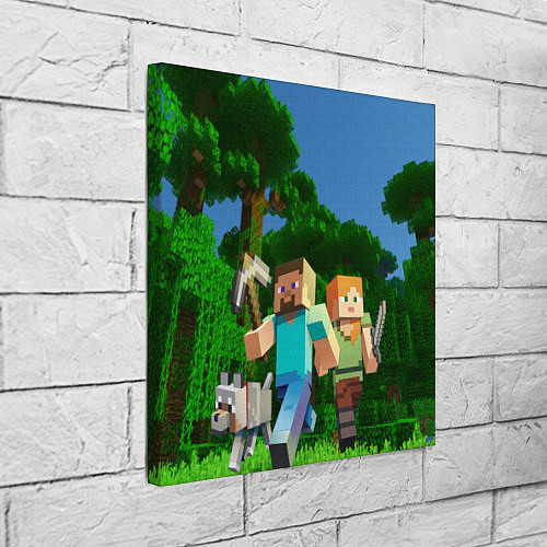 Картина квадратная Minecraft / 3D-принт – фото 3