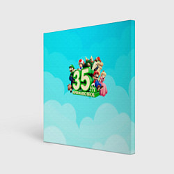Холст квадратный Mario, цвет: 3D-принт