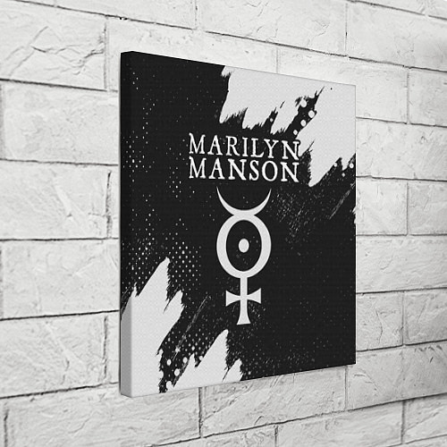 Картина квадратная MARILYN MANSON М МЭНСОН / 3D-принт – фото 3