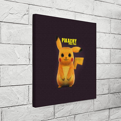 Картина квадратная Pikachu Pika Pika / 3D-принт – фото 3