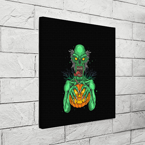 Картина квадратная Halloween Zombie / 3D-принт – фото 3