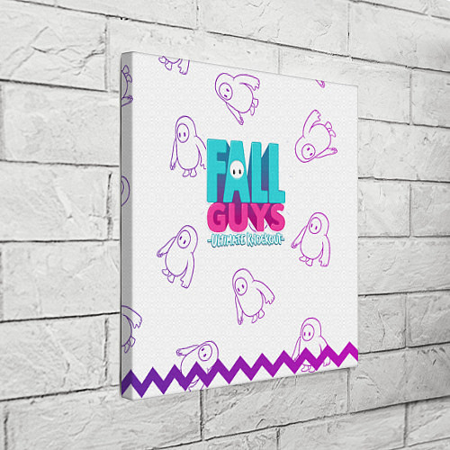Картина квадратная Fall Guys / 3D-принт – фото 3