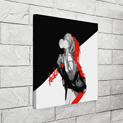 Холст квадратный Asuka Langley Evangelion, цвет: 3D-принт — фото 2