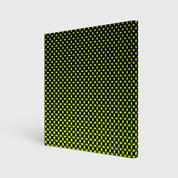 Холст квадратный Зеленая клетка, цвет: 3D-принт