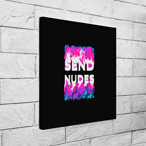 Картина квадратная Send Nudes / 3D-принт – фото 3