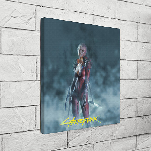 Картина квадратная Cyberpunk 2077 / 3D-принт – фото 3