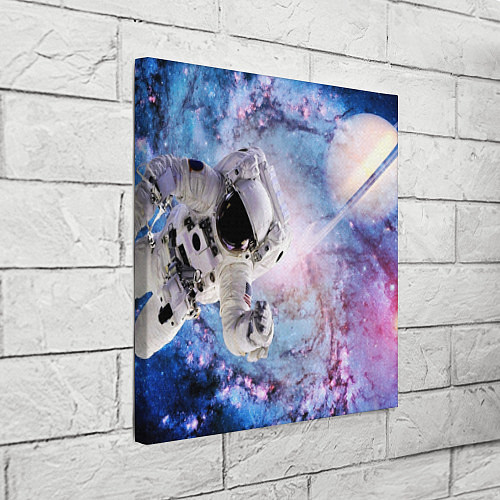 Картина квадратная Космонавт / 3D-принт – фото 3