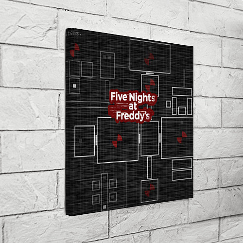 Картина квадратная Five Nights At Freddy / 3D-принт – фото 3