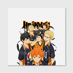 Холст квадратный ВОЛЕЙБОЛ!! HAIKYUU!!, цвет: 3D-принт — фото 2