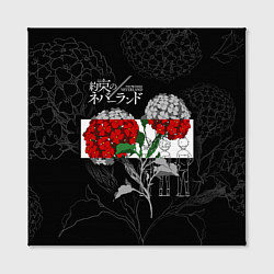 Холст квадратный Обещанный Неверленд Цветы Вида, цвет: 3D-принт — фото 2