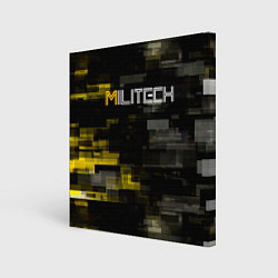 Холст квадратный MILITECH камуфляж Cyberpunk 2077, цвет: 3D-принт