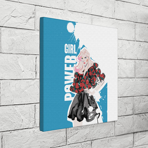 Картина квадратная Girl Power / 3D-принт – фото 3