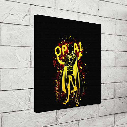 Картина квадратная One-Punch Man / 3D-принт – фото 3
