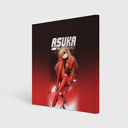 Холст квадратный Asuka Eva-02, цвет: 3D-принт