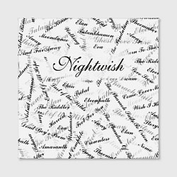 Холст квадратный Nightwish Songs Найтвиш песни Z, цвет: 3D-принт — фото 2