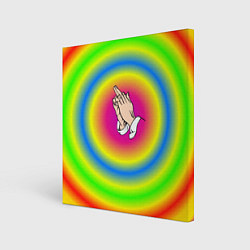 Картина квадратная Bright print