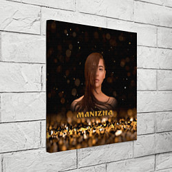 Холст квадратный Манижа Manizha, цвет: 3D-принт — фото 2