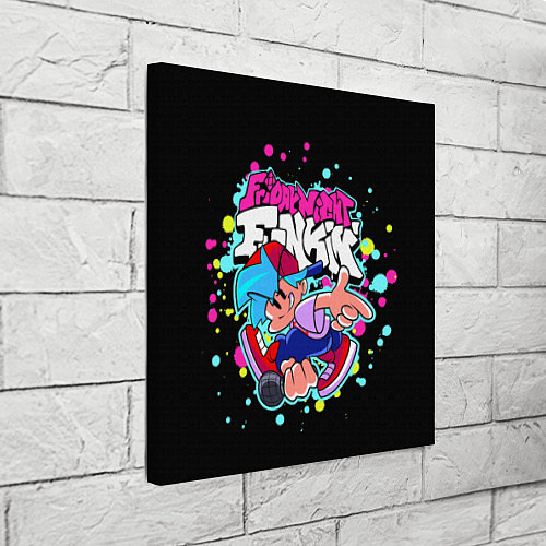Картина квадратная Friday Night Funkin / 3D-принт – фото 3