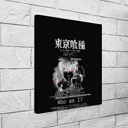 Холст квадратный Who am I? Tokyo Ghoul, цвет: 3D-принт — фото 2