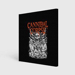 Холст квадратный Cannibal Corpse, цвет: 3D-принт