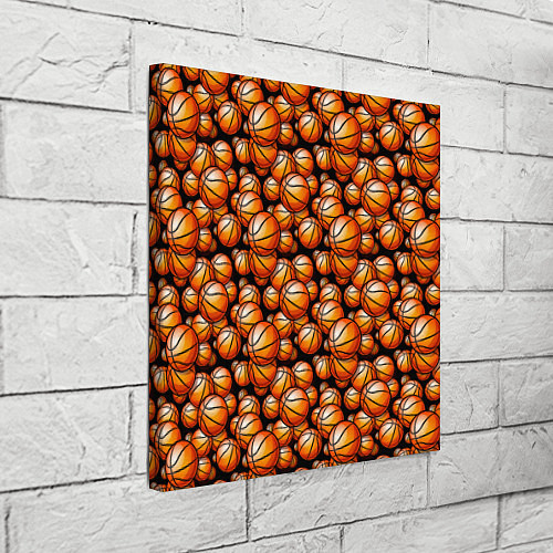 Картина квадратная Баскетбольные Мячи / 3D-принт – фото 3
