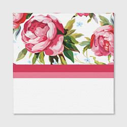 Холст квадратный Нежные Розы, цвет: 3D-принт — фото 2