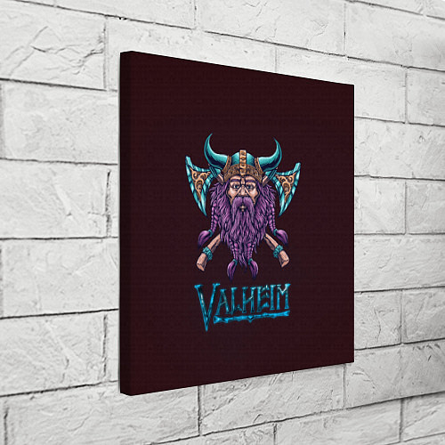 Картина квадратная Valheim Viking / 3D-принт – фото 3
