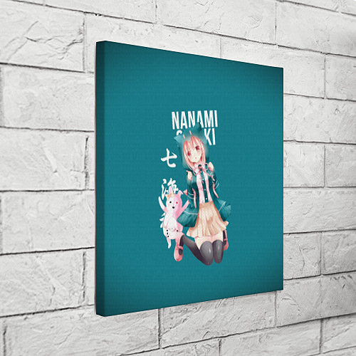 Картина квадратная Чиаки Нанами Danganronpa 2 / 3D-принт – фото 3
