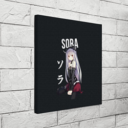 Холст квадратный Связанные небом SORA, цвет: 3D-принт — фото 2