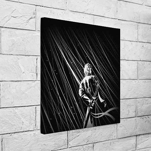 Картина квадратная Вирджил под дождём / 3D-принт – фото 3