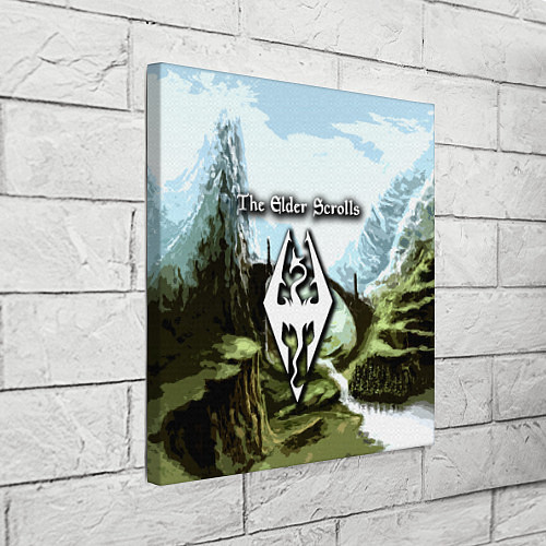 Картина квадратная The Elder Scrolls Skyrim / 3D-принт – фото 3