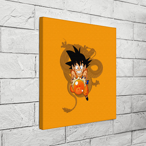 Картина квадратная Kid Goku / 3D-принт – фото 3