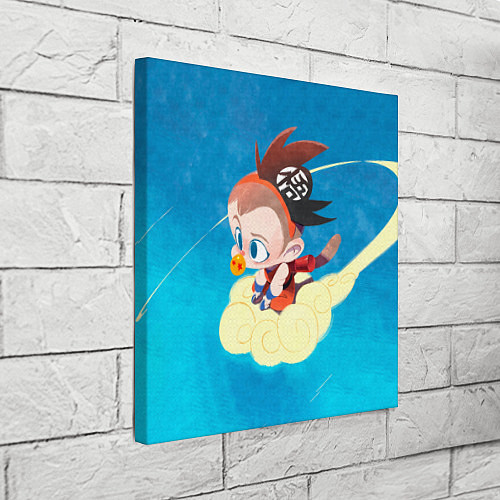 Картина квадратная Baby Goku / 3D-принт – фото 3
