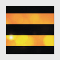 Холст квадратный Георгиевская лента, цвет: 3D-принт — фото 2