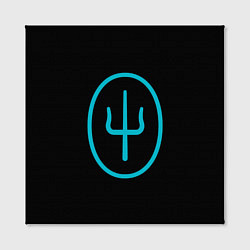 Холст квадратный Scaled And Icy Logo, цвет: 3D-принт — фото 2
