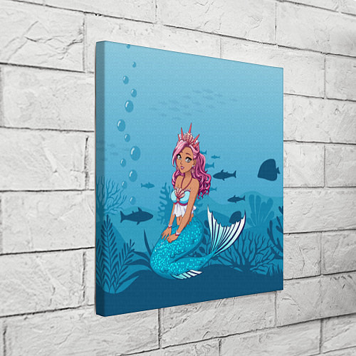 Картина квадратная Mermaid Русалка Русалочка / 3D-принт – фото 3