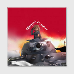 Холст квадратный Girls und Panzer Девушки и танки z, цвет: 3D-принт — фото 2