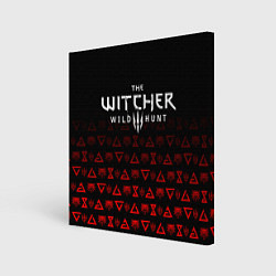 Холст квадратный THE WITCHER 1, цвет: 3D-принт