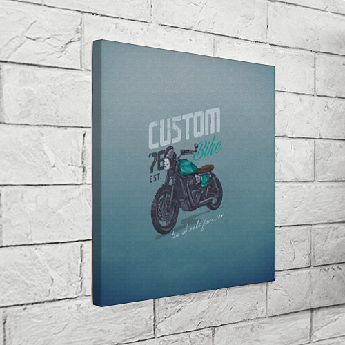 Картина квадратная Custom Bike / 3D-принт – фото 3