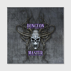 Холст квадратный DM Dungeon Master SKULL, цвет: 3D-принт — фото 2