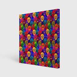 Холст квадратный Воздушные Шарики, цвет: 3D-принт