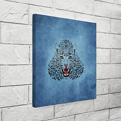Холст квадратный Леопард, цвет: 3D-принт — фото 2