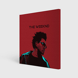 Холст квадратный The weeknd, цвет: 3D-принт