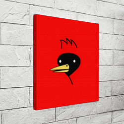 Холст квадратный Омская Птица, цвет: 3D-принт — фото 2